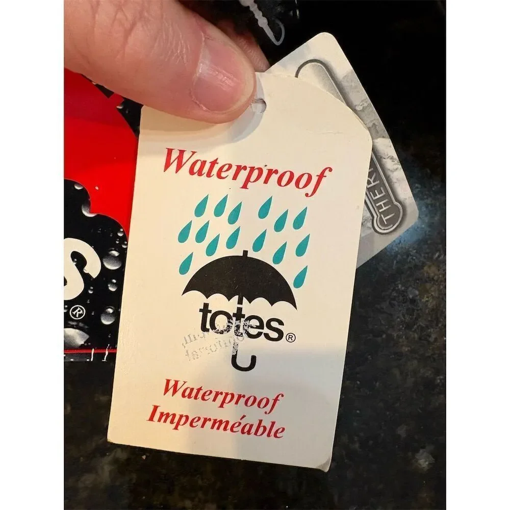 Totes Women's Waterproof Black Snow Boots Size 7 Ankle Winter Casual - Picture 7 of 10